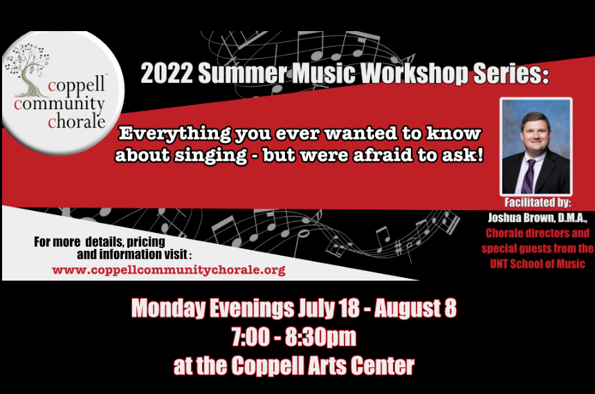Summer Workshop Series: Everything you ever wanted to know about singing - but were afraid to ask.