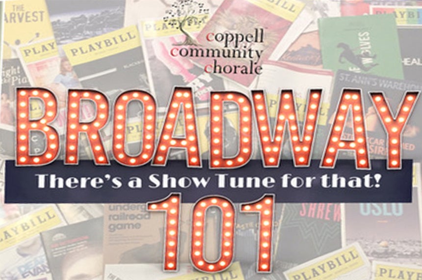 Broadway 101 Facebook LIVE Concert Coppell Arts Center