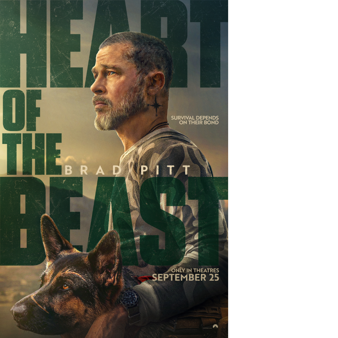 Heart of the Beast starring Brad Pitt movie poster