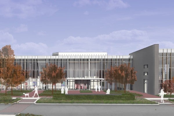 rendering of venue exterior